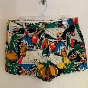 J. Crew Scalloped Shorts